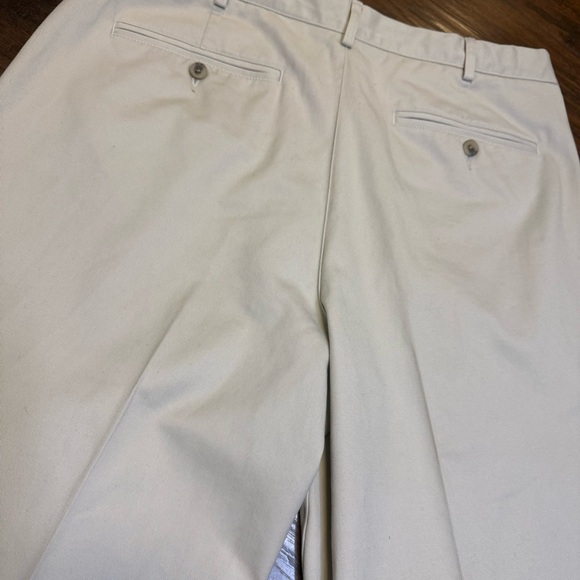 Lands' End 36 Traditional Fit Khaki Chinos NWOT Classic Preppy Ivy Style Cotton - Picture 7 of 9